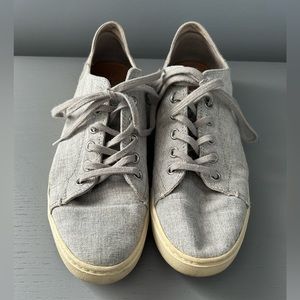 Toms Grey Canvas Sneakers Women Size 8